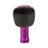 Maxbell Baitcasting Fishing Reel Handle Knob for Fugeo Steez Direct 26mm Purple