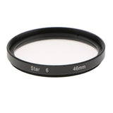 Max Camera Lens Star Filter Special Effect 6-Point for Canon Nikon Sony 46mm