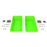 Max Double Silo Sccessories Set for Flytec 2011-5 Fishing Bait Boat Parts Green