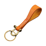 Maxbell Car Keychain Car Pendant Heavy Duty Key Fob for Men Women Father‘S Day Bronze Light Coffee