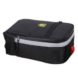 Maxbell Bike Rear Seat Rack Storage Bag Handlebar Pouch Pannier Reflective Black