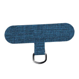 Maxbell Universal Phone Lanyard Patch with Metal Ring for Cellphone Case Indigo