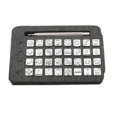 Maxbell 32pcs/Set Steel Leather Craft Saddle Stamps Flower Printing Carving Tools