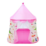 Maxbell Portable Folding Castle Tulle Game Store Develop Indoor Yurt Castle Toy Pink