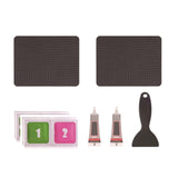 Maxbell Trampoline Patch Kit Replacement Waterproof Big Holes Trampoline Accessories Rectangular  2 Patches