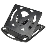 Maxbell Laptop stand Desk Laptop Riser with 360° Rotating Base Foldable Portable Black