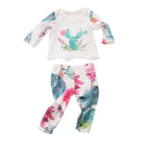 Maxbell Doll Pajamas Top Pants Clothes for American 18inch Dress up cactus