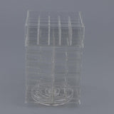 Maxbell Large 360 Rotating Makeup Organizer Cosmetic Lipsticks Display Holder Stand Clear 57 Slot