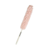 Maxbell 1.3M Telescopic Ceiling Duster Bendable Duster for Cleaning Ceiling Fan Car pink