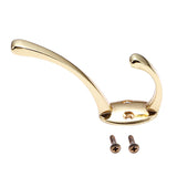 Max European Style Ceramic Head Door Wall Hooks Holder Key Towel Coat Hat Hanger Golden L