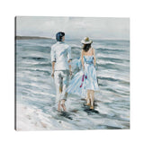 Max Abstract Figure Landscape Canvas Painting Home Decor 40x40cm Lovers Sea