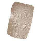 Maxbell Ladies Sheer Fishnet Thigh-High Stockings High Waist Crystal Pantyhose Khaki