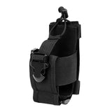 Maxbell Walkie Talkie Bag Adjustable Holder Pocket Belt for Hiking Outdoor Men black