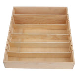 Max Wooden Pigment Rack Organizer Paint Bottles Placing Storage Holder Rack