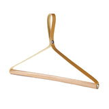 Maxbell Outdoor Wooden Folding Hanger Portable Foldable for Camping Travel Home Yellow