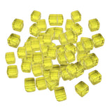 Max 100pcs 10mm Colorful Dices Cube Board Games for Party KTV Toys Yellow