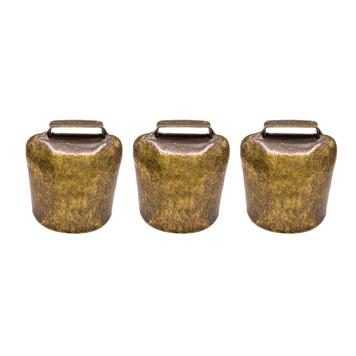 Maxbell 3 Pieces Dog Collar Bells Durable Wildlife Bell for Pet Small Animals Kitten Bronze