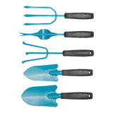 Maxbell 5Pcs Hand Shovels Rake Spade Thicken Heavy Duty for Balcony Patio Outside