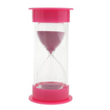 Maxbell Plastic Hourglass Sand Glass Timer for Office Desktop Random Color 15 Min