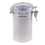 Max Stainless Steel Pipe Tobacco Tin Can Humidifier Humidor Box Pot Capacity A