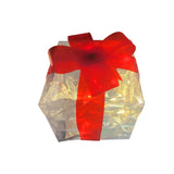 Maxbell Lighted Gift Boxes Christmas Bow for Birthday Anniversaries Thanksgiving Red 13cm