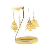 Maxbell Rotating Candle Holder Candlestick Decorative for Living Room Ornament Christmas Tree