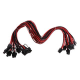 Maxbell 6pin to PCIE 8(6+2)pin Express PCIE Video Card Graphics Adapter Cable For PC