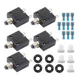 Maxbell Thermal Circuit Breaker Push Button Compact for Car Automotive Trolling