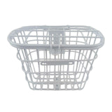 Maxbell Bike Basket Quick Release Front Handlebar Removable for Man Boys Woman Girls White