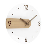 Maxbell Nordic Clock Wall Watch Silent Non Ticking 16inch for Office Kitchen Decor