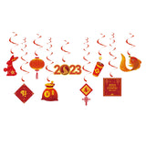 Maxbell Chinese New Year Hanging Swirl Decorations Spring Festival Pendant for Decor