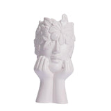 Maxbell Vase Floral Arrangement Statue Photo Prop for Dining Room Bedroom Office Style D