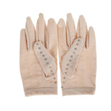 Maxbell Women Figure Skating Gloves Girls with Rhinestones for Show Competition M