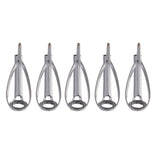 Max 5pcs Fishing Rod Pole Guides Tips Top Eye Rings Rod Repair Kit Size 5