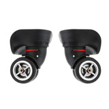 Max 1 Pair Swivel Suitcase Luggage Silent Casters Wheels for Travel Small Size