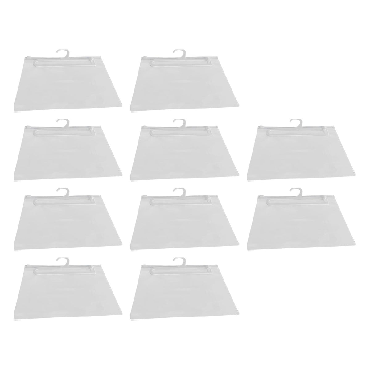 Maxbell Hanging Storage Bag Handbag Purse Organizer Portable for Papers Socks Scarf 10pcs 23cmx21cm