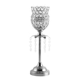 Max Mosaic Wine Cup Shaped  Candle Holder Tabletop Candlestickr for Dinner L