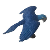 Max Miniature Animals Birds Model Figurine Statue Scupltue Toy  Blue Macaw