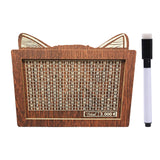 Maxbell Money Box with Counter Retro Wooden Piggy Bank for Teen Children Party Favor Euro 3000