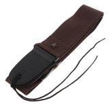 Max Adjustable Guitar Shoulder Strap for Bass Electric Acoustic Guitars Coffee