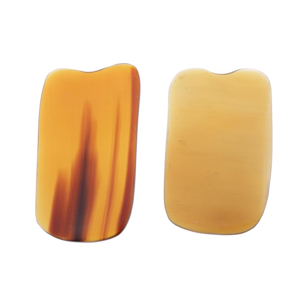 Max 2pcs Natural Body Facial Gua Sha Scraping Board Handheld SPA Massage Tool 04