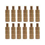 Maxbell 12Pcs Brass Inserts Counterweight Thread Bow Weight for Compound Recurve Bow 50gr