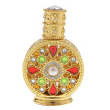 Max 12ml Vintage Glass Empty Perfume Spray Bottle Atomizer Refillable Gold
