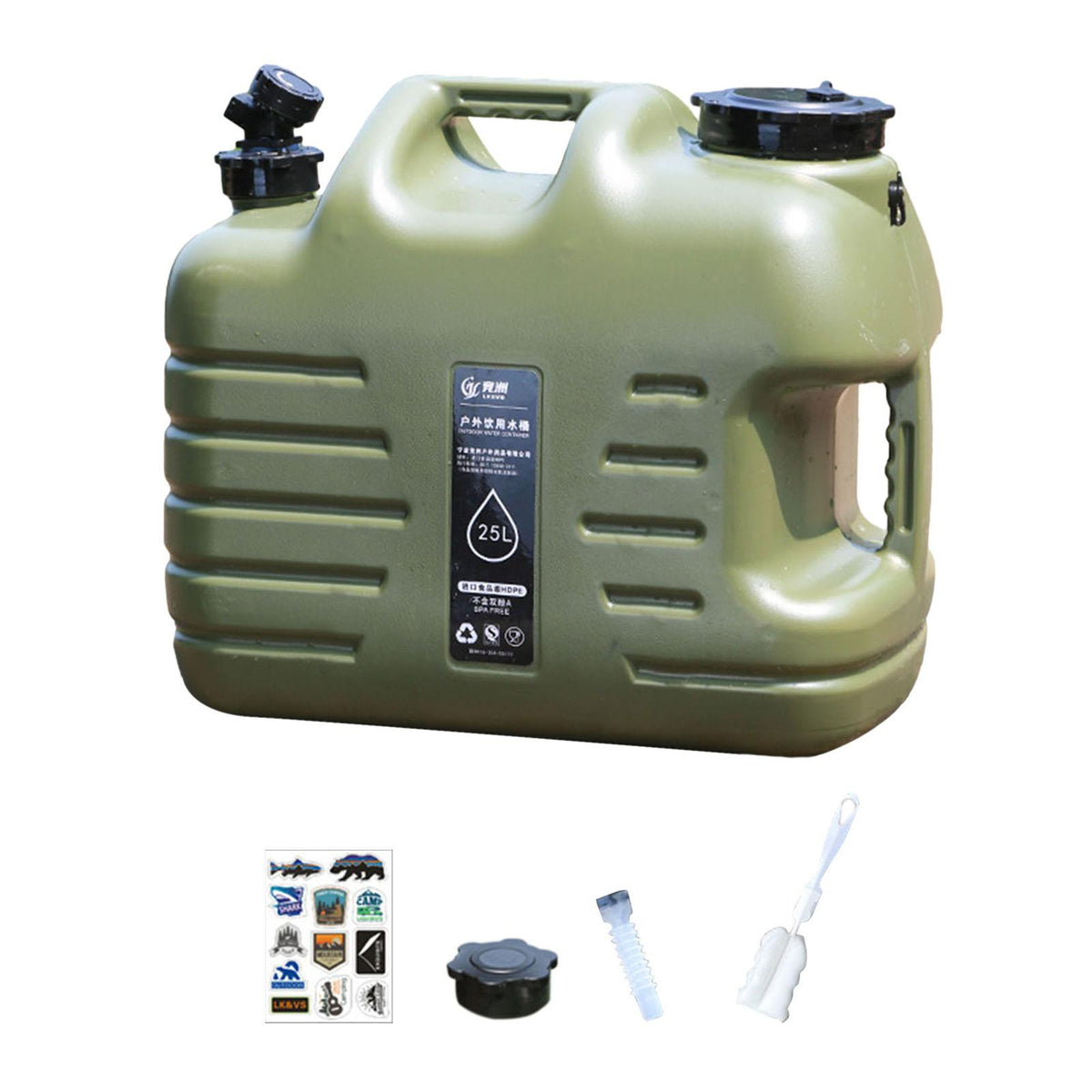 Maxbell Water Container with Spigot Water Storage Jug for Washing Hand BBQ Fishing
