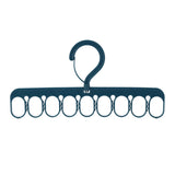 Maxbell Portable Clothing Hanger Support Hanger Drying Hanger for Pants Socks Scarf Blue