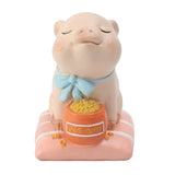Max Miniature Pig Model Statue Fairy Garden Decor Toy Acting cute Greedy pig