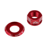 Maxbell Bicycle Hubs Nut Mountain Bike MTB Flange Nut Parts Drums Axle Screws Red