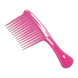 Maxbell Comb Hair Styling Tool Large Handle Styling Comb for Home Travel Salon Pink