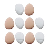 Maxbell 10Pcs triangle Puff soft Tool for Contouring Blush White