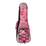 Max 1 Piece 26inch Ukulele Guitar Gig Bag Uke Case Carry Bag Pink Flower